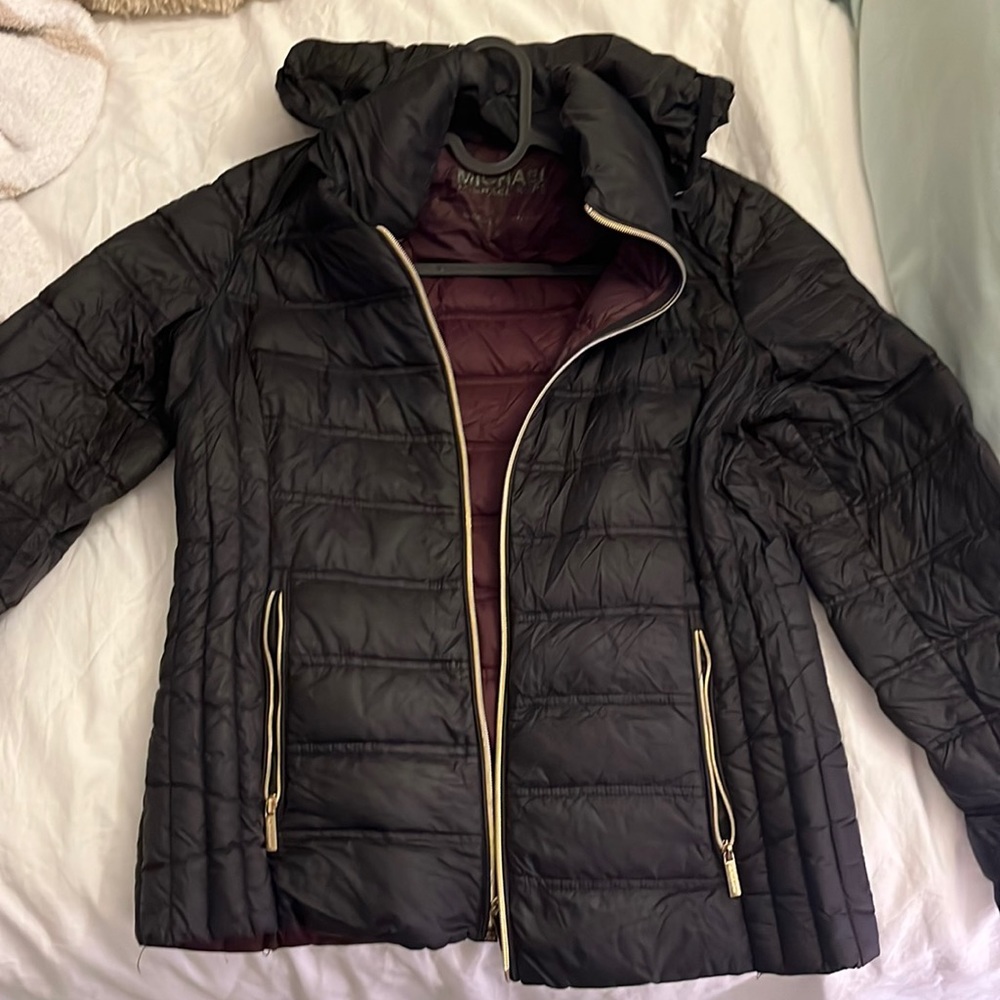 black down filled jacket